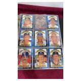Binder of assorted Donruss Baseball Trading Cards