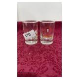 Pair of Harolds club casino glasses