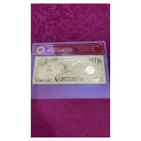 Gold Dipped Banknote - One Silver Dollar