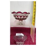 1Decorative Glass Bowl and Mushroom