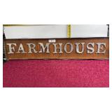 Metal Hanging FarmHouse sign