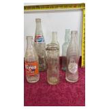 Assorted Vintage Glass Bottles
