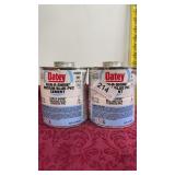 2, 32oz Oatey Rain-R-Shine Medium Blue PVC Cement