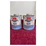 2,  32oz Oatey Rain-R-Shine Medium Blue PVC Cement