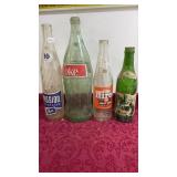 Assorted Vintage Glass Bottles