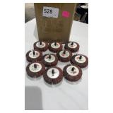 Box of 2" 1/2" W 3M 60 Grade Sanding Wheels