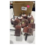 Box of 2" 1" W 3M 60 Grade Sanding Wheels