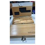 2 EMPTY---Mitutoyo Wood Tool Boxes