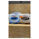3 Boxes Aspirin & 3 Boxes APAP Non-Aspirin