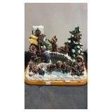 Light up Christmas Theme Table Decor