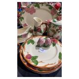 Francican & Other Dishes - Apple & Desert Rose