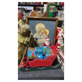 Large Ceramic Gift Box, Santa