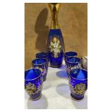 Murano Boxed Hand Painted Decanter