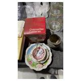 Boxed Christmas Tee Coaster Ser, 2 Spode Butter Pa