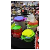 Large Assortment of used Tupperware + Other