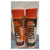 4 Cans Krylon Rust Tough Orange Paint