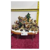 Christmas Bear table decor, As is light switch