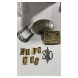 Belt Buckles & Stick on Letters