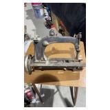 Vintage Wheeler and Wilson sewing machine as it-