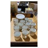 Cup/Saucers  (12) Us Navel Academy