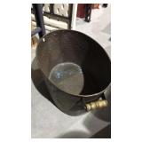 Copper Bin W/Handles Large