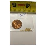 0.5 GRAMS NATURAL ALASKIAN GOLD NUGGETS