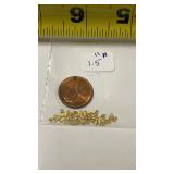 1.5 GRAMS NATURAL ALASKIAN GOLD NUGGETS