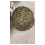 SILVER 1/2 DOLLAR WALKING LIBERTY COIN