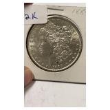1889 P Silver Morgan Dollar coin