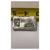 3 OZ .999 Hand Poured  Nevada Silver Bar