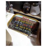 Small Casino sign with a TV tray