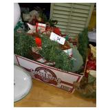 Basket of door wreaths