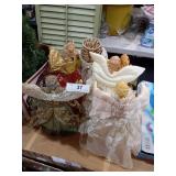 Assortment of Christmas angels