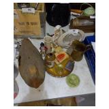 Collection of vintage shelf Decor some ceramic