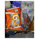 Gatorade thirst quencher powder bags plus bags of
