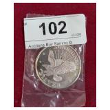 .999 1 oz Sliver Strike Round