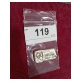 .999 1 oz Sliver Strike Bar,