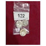 3 Silver Quarters
