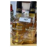 2    750 ML Evans Williams Honey.  High Bidder