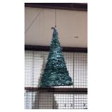 Hanging Holiday Lighted Tree Form