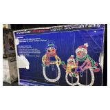 3 Character Holographic Lighted Snowman
