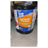 5 Gallon Lacquer Thinner,  dented can