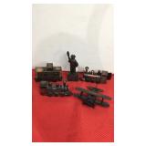 5 Vintage Metal Pencil Sharpeners - Train