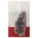 Corner Amethyst Crystal Geode  5" Tall