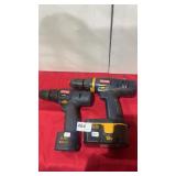 2 Ryobi Cordless Drills and Charger