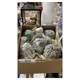 5 Silver Decorative Hanging Ornaments