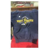 WVU West Virginia Universary School Hoodie sz L