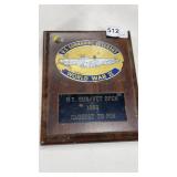 Submarine Veterans Wood Plaque