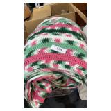 Crocheted Pillow Cover, Blanket, Canvas