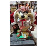 Animated Christmas  Tasmanian Devil Figurine